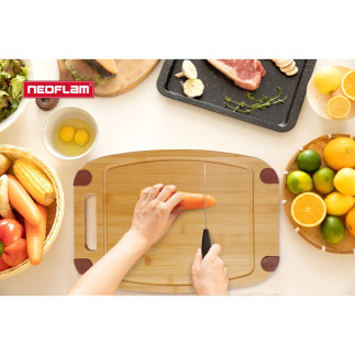 Cutting board, BiJu, Bamboo, set 3 pcs, size S+M+L