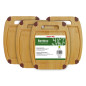 Cutting board, BiJu, Bamboo, set 4 pcs, size S Cutting board, BiJu, Bamboo, set 4 pcs, size S