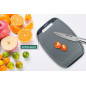 Cutting board, BiJu, Grey/Black, Microban technology, set 4 pcs, size S Cutting board, BiJu, Grey/Black, Microban technology, set 4 pcs, size S