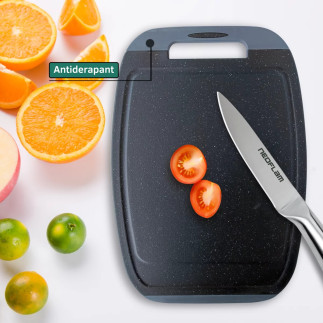 Cutting board, BiJu, Marble/Grey, Microban technology, set 4 pcs, size S