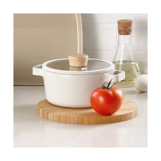 Cratita FIKA, 16 cm - 1.2 L, cu capac din sticla