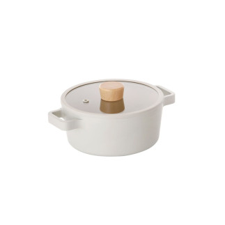 Cratita FIKA, 18 cm - 1.5 L, cu capac din sticla