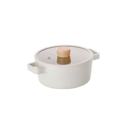 Cratita FIKA, 18 cm - 1.5 L, cu capac din sticla