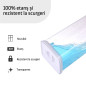 Container alimentar, Smart Seal, pătrat, capac alb, 1.35L Container alimentar, Smart Seal, pătrat, capac alb, 1.35L