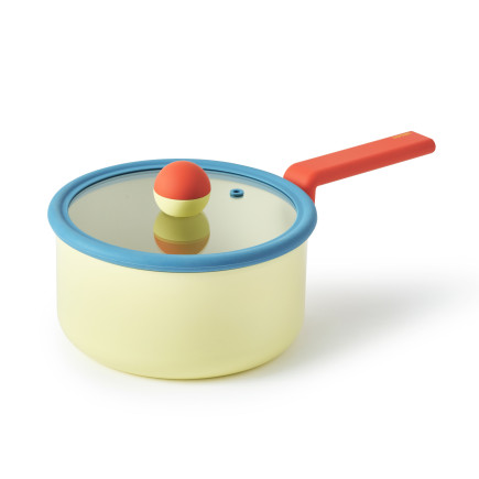 Dán szószos lábas, 18 cm - 2 l, üvegfedővel