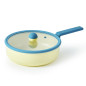 Danish multifunctional pan, 24 cm, with glass lid