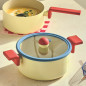 Cratita Danish, 20 cm - 2.6 L, cu capac din sticla