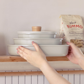 Комплект съдове FIKA Objet Comfort - слонова кост