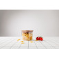 Eco Ray square glass casserole with bamboo lid, 0.6L Eco Ray square glass casserole with bamboo lid, 0.6L