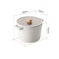 FIKA pot, 22 cm – 4.65 L with glass lid FIKA pot, 22 cm – 4.65 L with glass lid